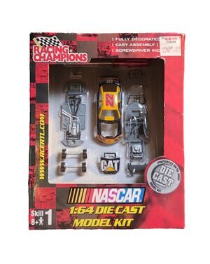 Racing Champions 1:64 Die Cast Model Kit Ward Burton #22 CAT Dodge NASCAR 2001
